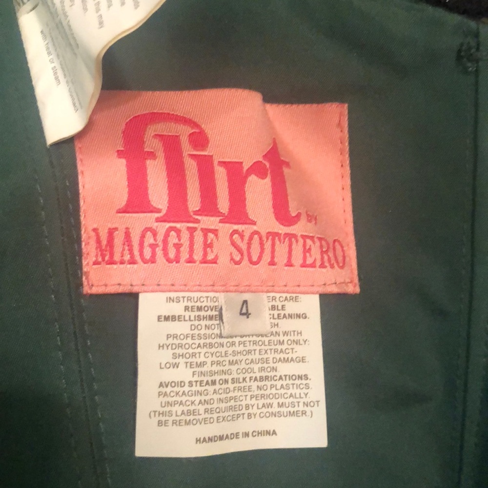 Satin Emerald green prom dress